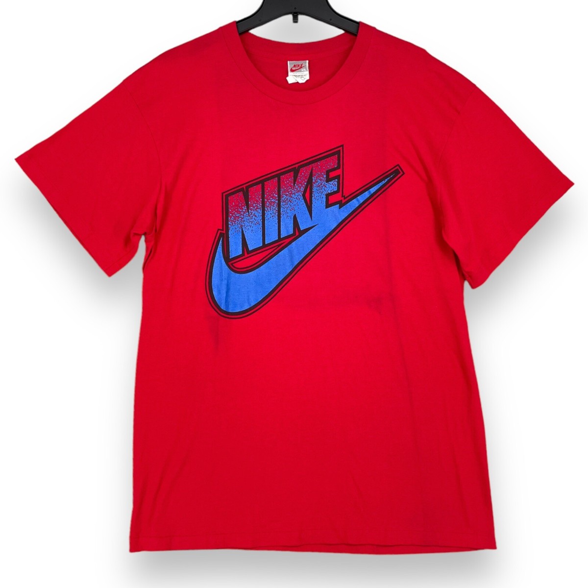 トップス 90s NIKE BIG LOGO T-SHIRT Vintage 90s Nike Big Logo Spellout T Shirt Medium Size - Etsy
