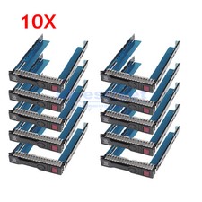 10X HP 3.5" LFF SAS SATA DL160 DL360 DL360P G8 G9 Server HDD Caddy Tray 651314