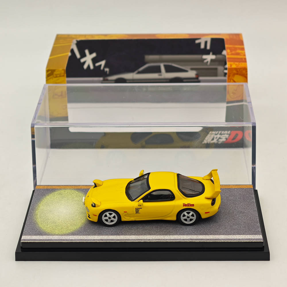 Hobby Japan 1/64 Mazda RX-7 (FD3S) RedSuns Initial D Open