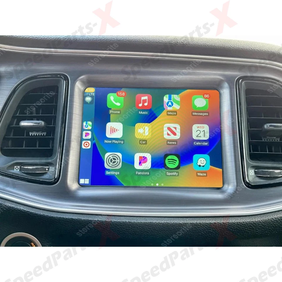 8.4" Android 14 CarPlay Radio For Dodge Challenger Charger 2015 2016 2017-2021 Foto 2 de 4