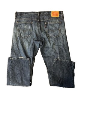 Levi s 509 Jeans Men s 34x32 Medium Wash Straight Leg Faded Distressed