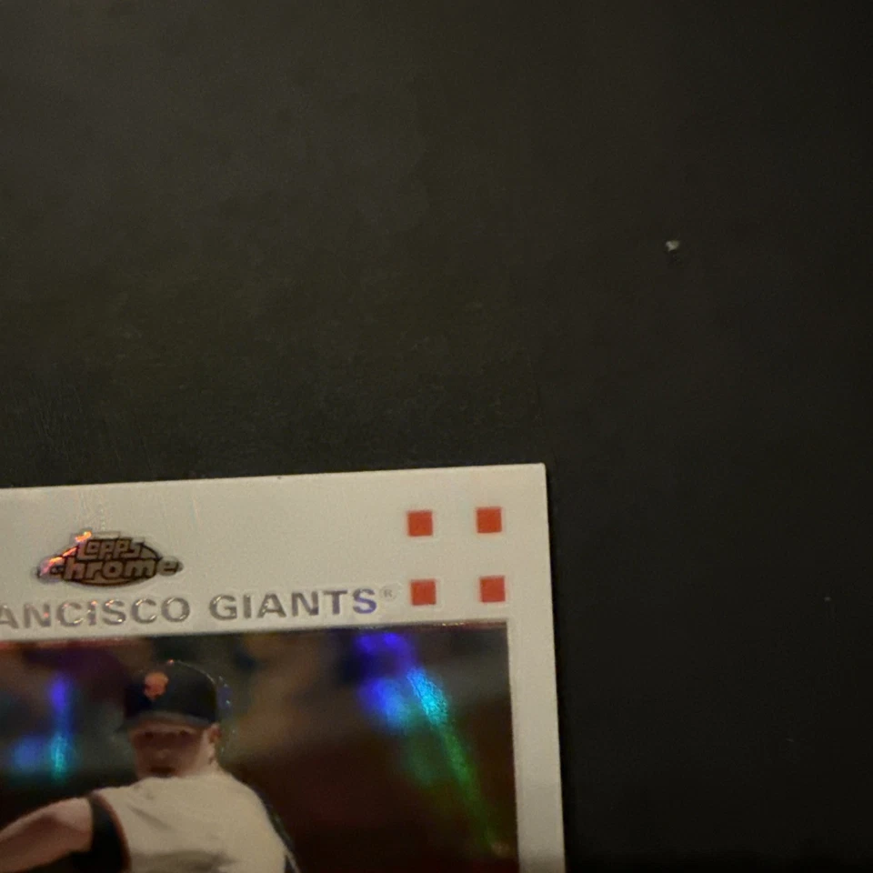 2007 Topps Chrome - Matt Cain #84 refrator branco /660 - Imagem 3 de 4