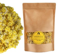 Immortelle Helichrysum Dried Flowers 7 OZ 200g with Short Stems Wild Harvest