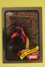 2025 Topps Chrome Marvel 130 Ms. Marvel Base NM