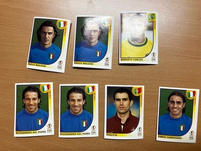 diverse Sticker Panini  WM World Cup 2002  wie auf den Fotos ersichtlich