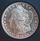 1879-S Morgan 90% Silver Dollar BU Lustrous PL Proof like Frosty!