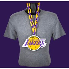 Los Angeles Lakers Fan Chain NBA Big Oversized Necklace Basketball Game Merch