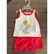 Vintage Precious Moments “Hoops” Basketball 2-Piece Baby Set – Size 24M