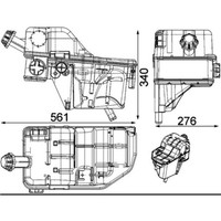 AusgleichsbehäLter KüHlmittel Mahle CRT 33 000S KüHlung