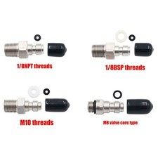 Mamelon de remplissage rapide male 8 mm en acier inoxydable pour remplissage d'