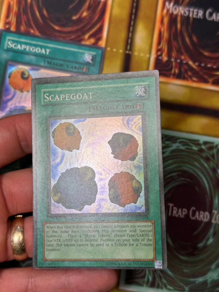 Yugioh Scapegoat Faded + Misprint SDJ-041 - Image 4 of 4