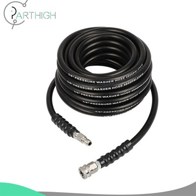 #ad #ad 50FT x 3 8quot; Hot High Pressure Washer Extension Hose Black Non Marking 5000 psi $69.45