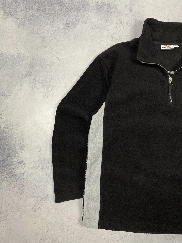 Chaqueta polar negra con logotipo grande Oneill Surf Wear vintage de los años 00 Y2K para hombre talla L Foto 4 de 4