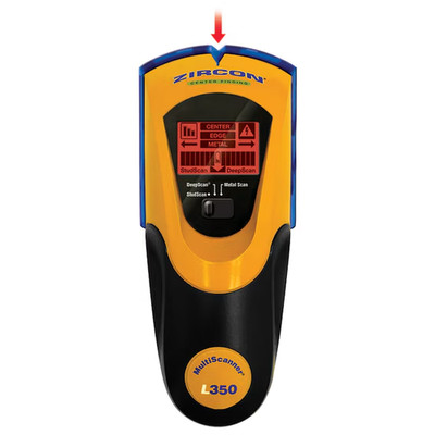 Zircon Multiscanner L350 OneStep Stud Finder in Wood and Metal 3 Modes New