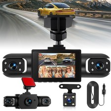 4-Kanal Autokamera Dash Cam Auto Dash Camera Drehbar Parkmodus für Vorne Hinten