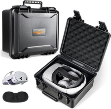 Hard Carrying Case for Meta Quest 3S/Quest 3/Quest 2 VR Headset Accessories Safe