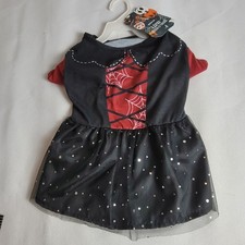 Dog Costume Spider Witch Dress Size M