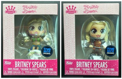 Funko Minis BRITNEY SPEARS METALLIC (I m A Slave 4 U) & METALLIC (Circus)