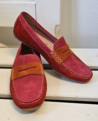 Sioux Slipper Gr.39 Mocassins  Carmona  Echt Wildleder  Handgenäht Neu Ungetrage