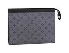 LOUIS VUITTON Pochette Voyage Handheld Wash Bag Medium Men's 10.3x2.3x8.2 in