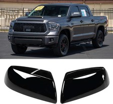 Compatible with Tundra 2007-2021/Sequoia 2007-2021 Mirror Cover Glossy Bla....