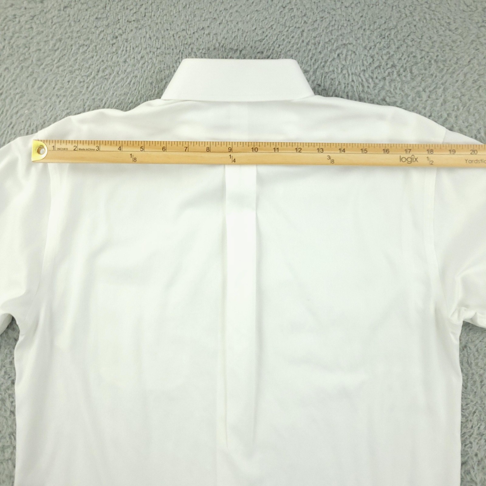 Roundtree & Yorke Gold Label Shirt Mens 15.5 34 White Fitted Dress Non Iron