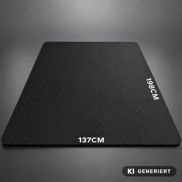 Hapbear Yogamatte XXL 198X137Cm 6Mm TPE Rutschfest Fitnessmatte NEU OVP-image