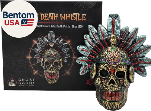 Aztec Screaming Death Whistle: Large 7" Tall 126+ Decibels Loudest Authentic Hum - Picture 1 of 12