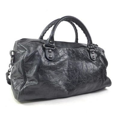 BALENCIAGA The Twiggy 2Way Duffle Shoulder Bag Handbag Vintage