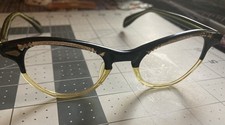 Vintage Eyeglasses Eye Frames Graceline Gold Tone Embellish 50  s
