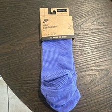 Nike Dri-FIT ADV Lightweight Running No-Show Socks Blue Men’s 12-15 1 Pair