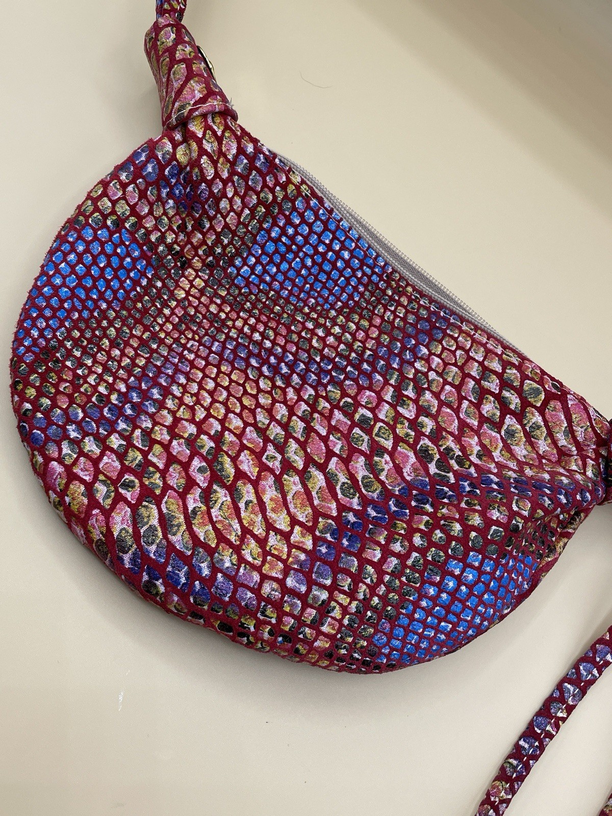 Luis Alexander MULTICOLORED Patchwork Leather For… - image 10