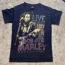 Vtg Bob Marley Shirt Mens Zion Live In Concert Graphic Tee Reggae
