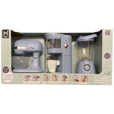 Member's Mark 3-Piece Gourmet Kitchen Appliances Playset, Ages 3  Blue 