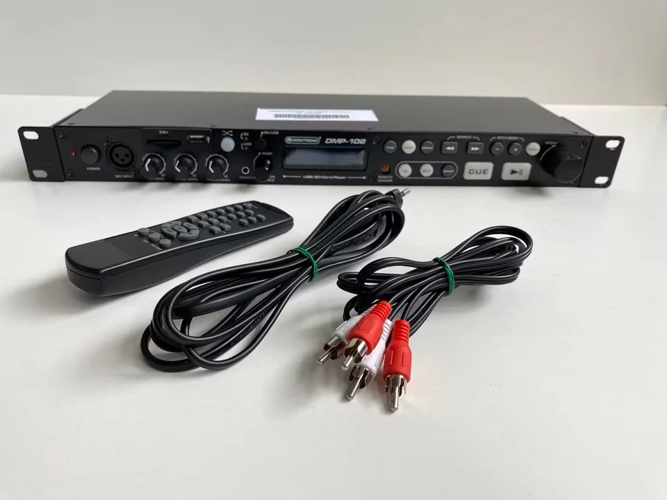 OMNITRONIC DMP-102 USB / SD-Card-Player DJ MP3-Player Bar Lounge Bistro ELA DJ - Bild 3 von 4