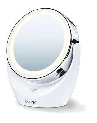 BEURER BS 49 LED Stand-Kosmetikspiegel drehbar 2-seitig normal+5-fach Ø 11cm