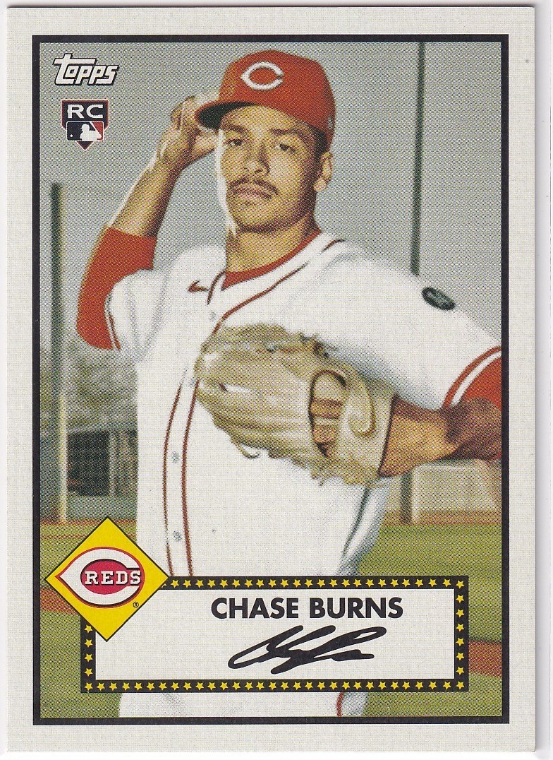 2026 Topps Series 1 Chase Burns 1952 Rookie Variation SSSP #312 RC Reds $$$