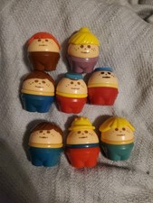 1980s VINTAGE LITTLE TIKES LITTLE PEOPLE  FIGURES - 8 figures