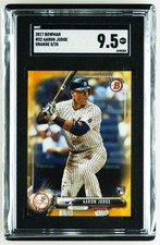2017 BOWMAN Aaron Judge ORANGE #5/25 SGC 9.5 RC Yankees Rookie Card
