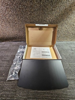 VIVO Clamp-on 17 inch Corner Desk Connector Platform for L-Shaped Workstations