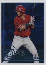 2022 Bowman Heritage Chrome Prospects Blue Refractor 61/99 Edgar Quero 14ij