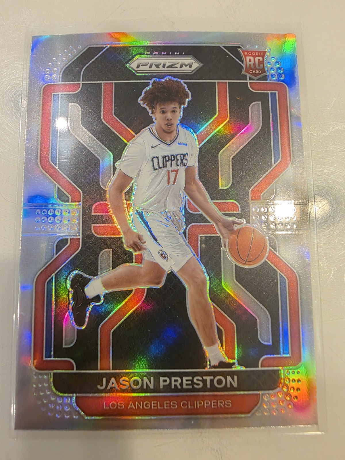 2021 Panini Prizm Jason Preston Silver Prizm Rookie 327 MINT