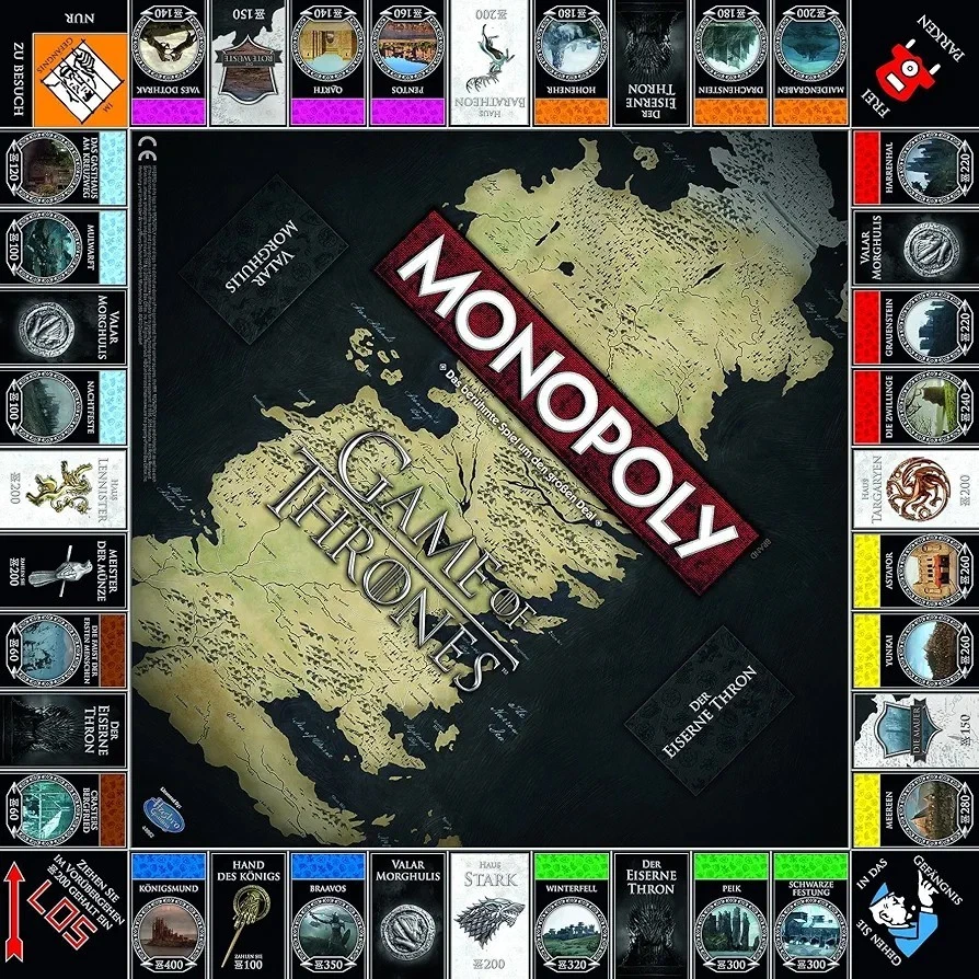 Game of Thrones Monopoly Board Game Collector's Edition (Complete Set) - Image 3 of 4