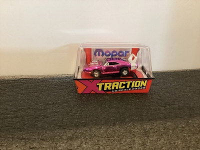 #ad JOHNNY LIGHTNING XTRACTION HO SLOT CAR 1969 DODGE DAYTONA PURPLE CHROME #5 $28.34