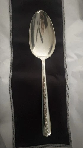 Towle Sterling Silver Rambler Rose(1937) 8-1/2” Tablespoon(Serving Spoon)