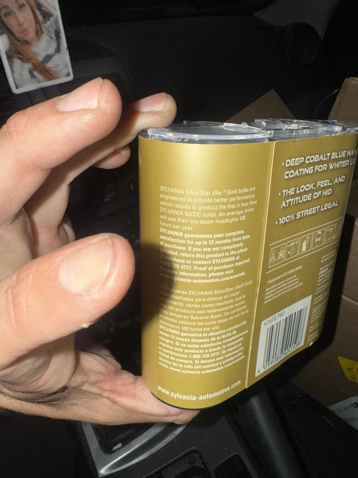 Sylvania H7 SilverStar ZXE GOLD H7SZG.BP2 Foto 4 de 4