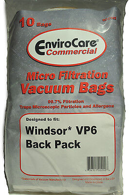 vacuum vp6 cleaner windsor commercial bags pack