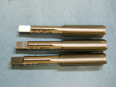 3 NEW BESLY TAPS 1/2-20 NF BOTTOM 4 FL GH5 HSS USA 245