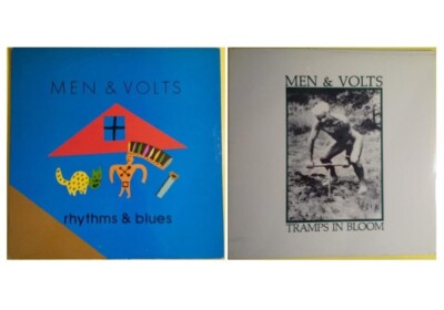 MEN & VOLTS - Rhythms & Blues + Tramps in Bloom (1982 EP + 1984 LP, Boston band)