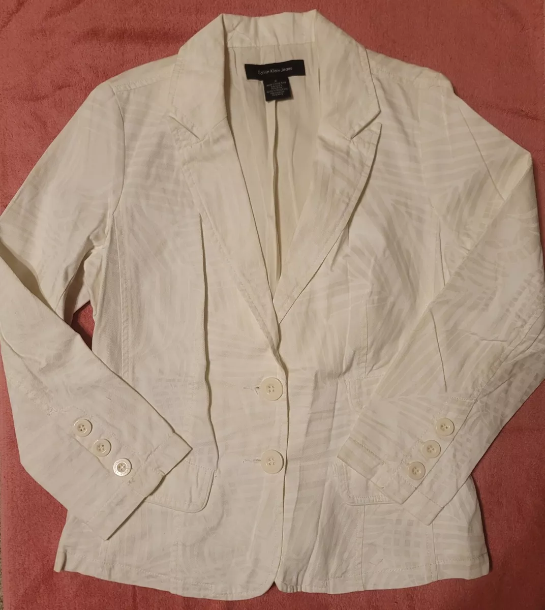 Calvin klein hotsell cream jacket